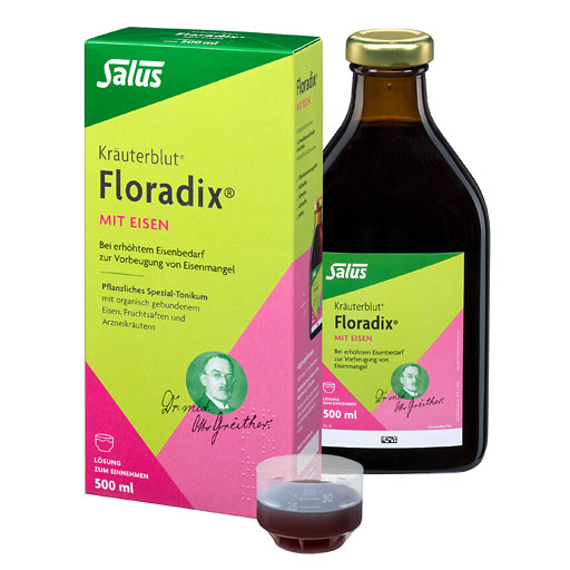 FLORADIX mit Eisen L&ouml;sung zum Einnehmen