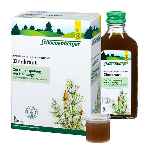 ZINNKRAUT SAFT Schoenenberger Heilpflanzens&auml;fte