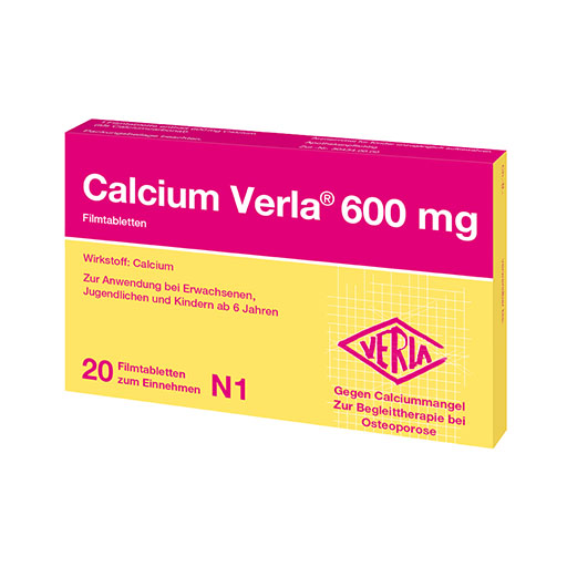 CALCIUM VERLA 600 mg Filmtabletten