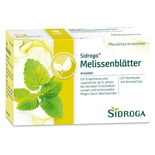 SIDROGA Melissenbl&auml;tter Tee Filterbeutel