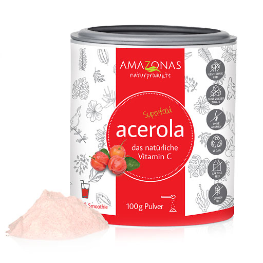 ACEROLA 100% nat&uuml;rliches Vitamin C Pulver