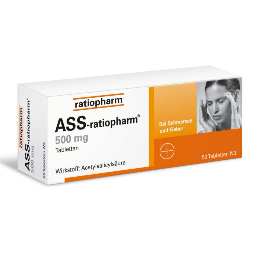 ASS-ratiopharm 500 mg Tabletten