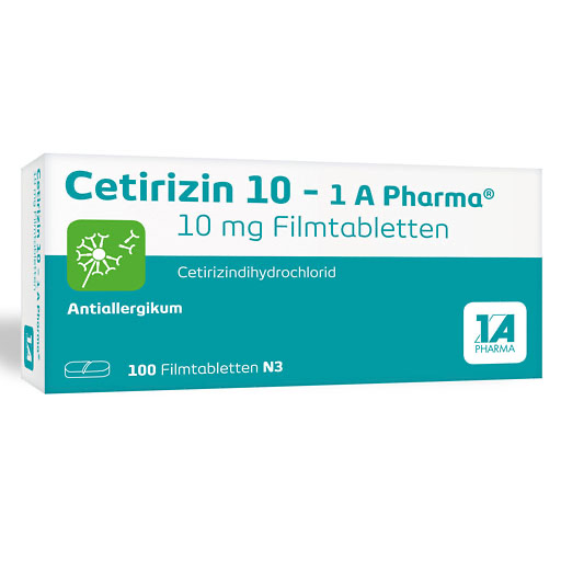 CETIRIZIN 10-1A Pharma Filmtabletten