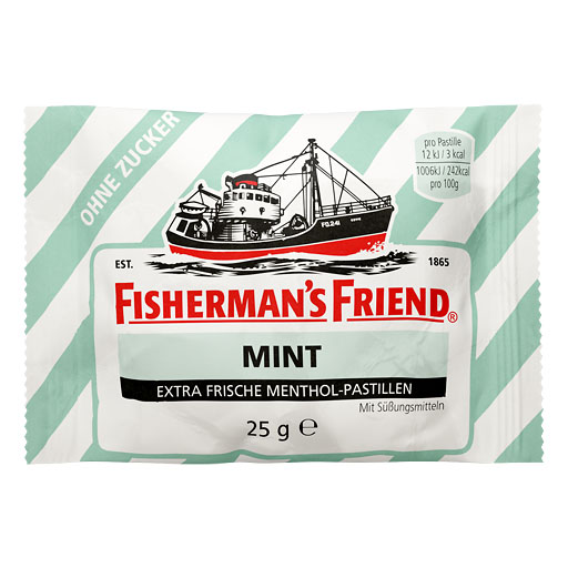 FISHERMANS FRIEND mint ohne Zucker Pastillen