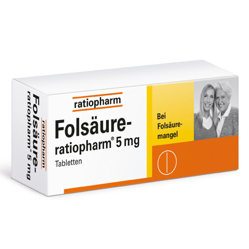FOLS&Auml;URE-RATIOPHARM 5 mg Tabletten