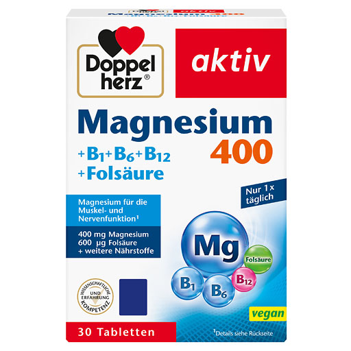 DOPPELHERZ Magnesium 400 mg Tabletten