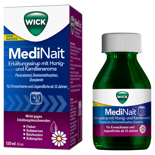 WICK MediNait Erk&auml;lt.Sirup m.Honig-u.Kamillenaroma