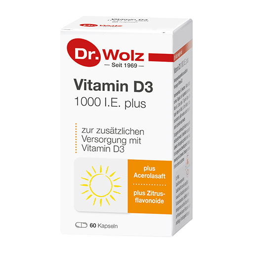 VITAMIN D3 1.000 I.E. plus Dr.Wolz Kapseln