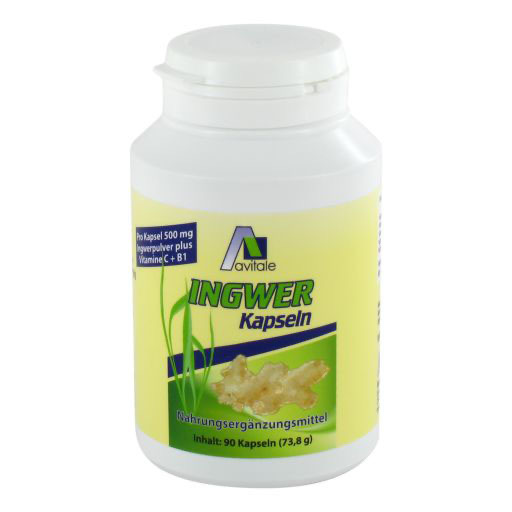 INGWER 500 mg Kapseln+Vitamin B1+C