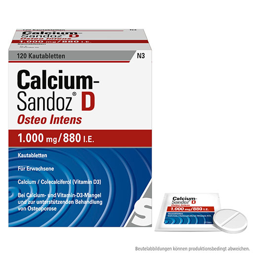 CALCIUM SANDOZ D Osteo intens Kautabletten