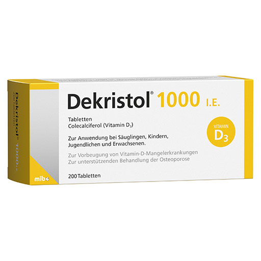 DEKRISTOL 1.000 I.E. Tabletten