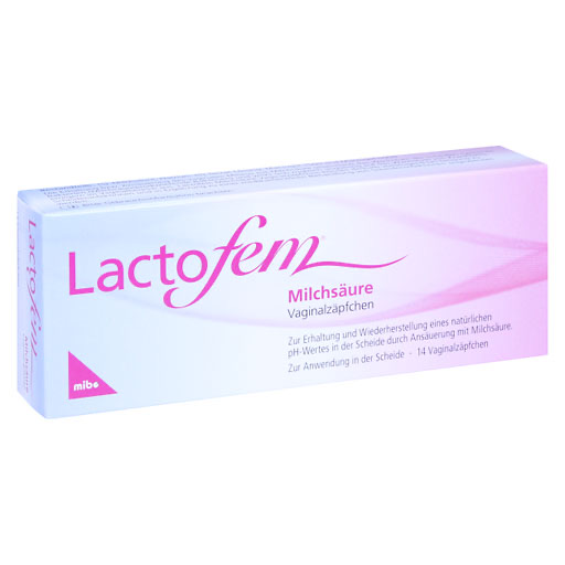 LACTOFEM Milchs&auml;ure Vaginalz&auml;pfchen