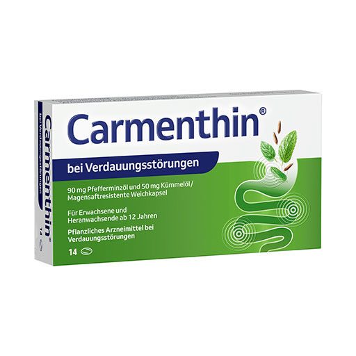 CARMENTHIN bei Verdauungsst&ouml;rungen msr.Weichkaps.