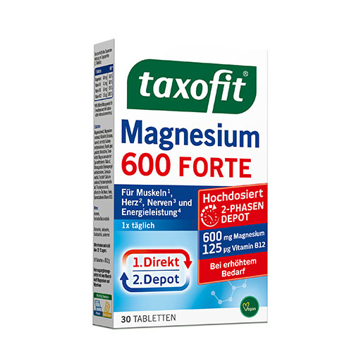 TAXOFIT Magnesium 600 FORTE Depot Tabletten