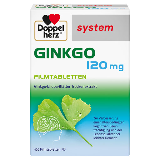 DOPPELHERZ Ginkgo 120 mg system Filmtabletten