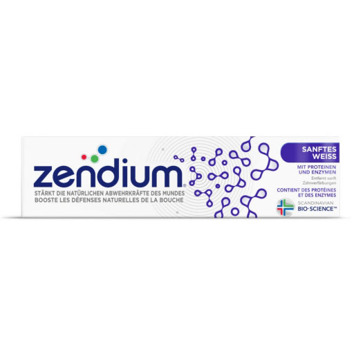 ZENDIUM Zahncreme sanftes wei&szlig;