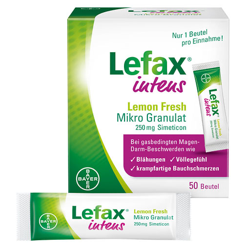 LEFAX intens Lemon Fresh Mikro Granul.250 mg Sim.