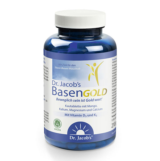 BASENGOLD Dr.Jacob's Kautabletten