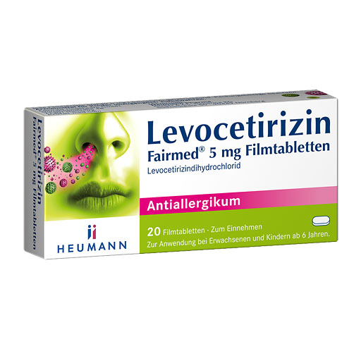 LEVOCETIRIZIN Fairmed 5 mg Filmtabletten