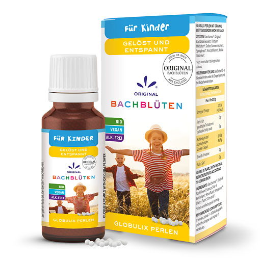 BACHBL&Uuml;TEN Kinder Globuli gel&ouml;st und entspannt