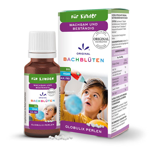 BACHBL&Uuml;TEN Kinder Globuli wachsam und best&auml;ndig