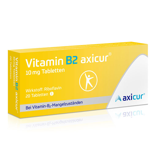 VITAMIN B2 AXICUR 10 mg Tabletten