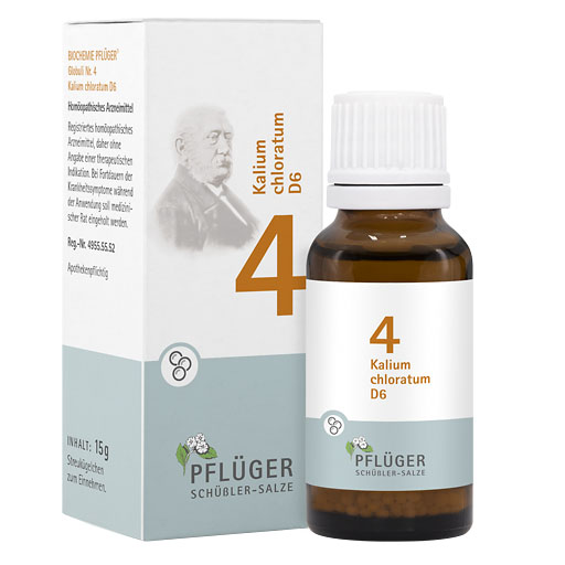 BIOCHEMIE Pfl&uuml;ger 4 Kalium chloratum D 6 Globuli