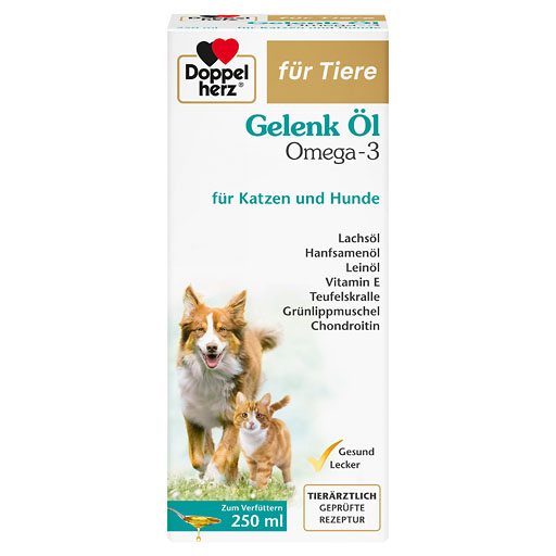 DOPPELHERZ f&uuml;r Tiere Gelenk &Ouml;l f.Hunde/Katzen