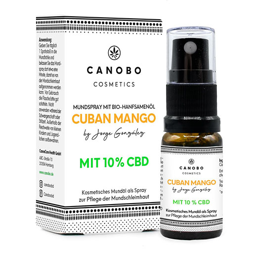 CANOBO Bio CBD 10% Cuban Mango Mundspray