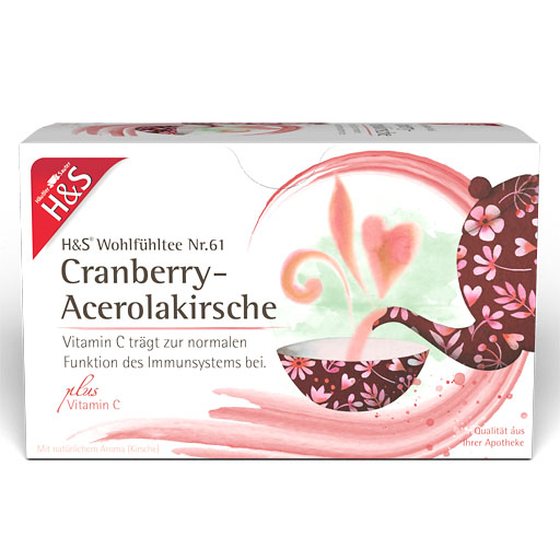 H&S Cranberry-Acerolakirsche mit Vitamin C Fbtl.