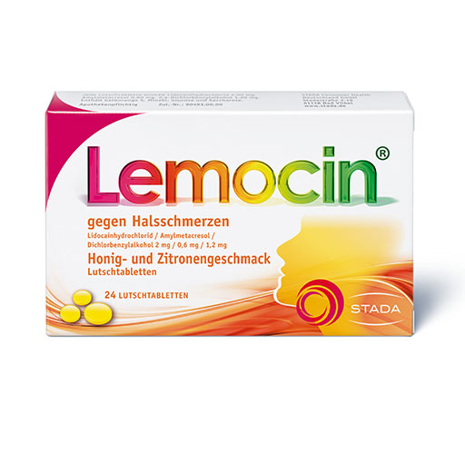 LEMOCIN gegen Halsschmerzen Honig-u.Zitroneng.Lut.