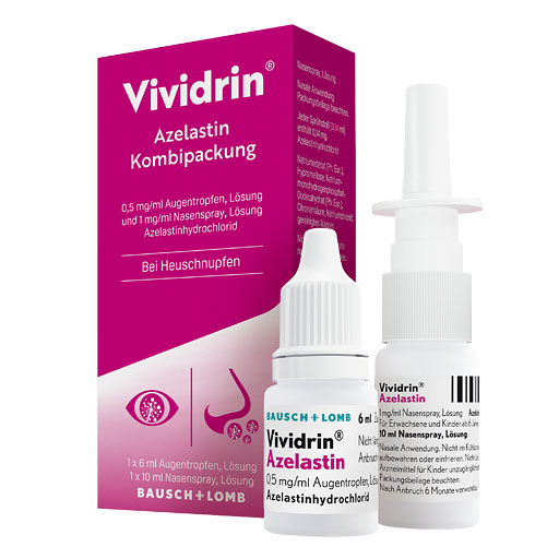 VIVIDRIN Azelastin Kombi.0,5 mg/ml ATR+1 mg/ml NAS