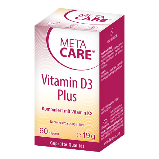 META-CARE Vitamin D3 Plus 10.000 I.E + 80 &mu;g K2