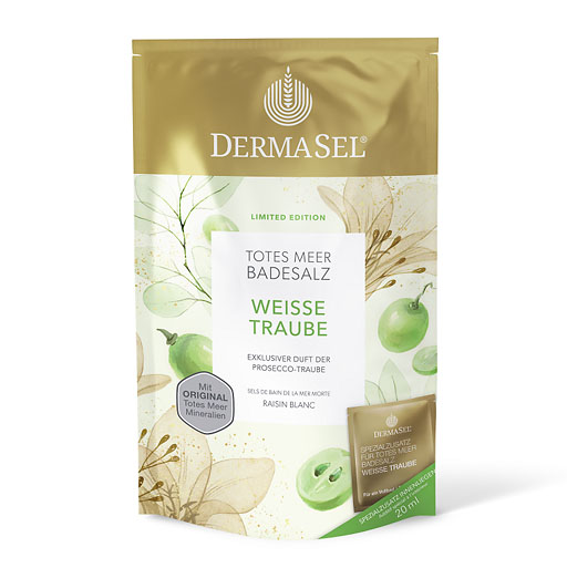 DERMASEL TM Badesalz wei&szlig;e Traube 400g+20ml