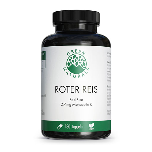 GREEN NATURALS roter Reis Monacolin K vegan Kaps.