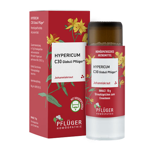HYPERICUM C 30 Globuli Pfl&uuml;ger Dosierspender