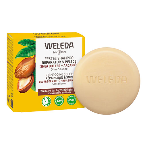 WELEDA festes Shampoo Reparatur & Pflege