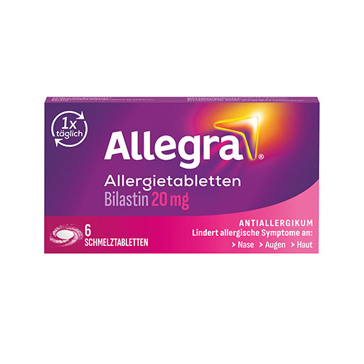 ALLEGRA Allergietabletten 20 mg Schmelztabletten