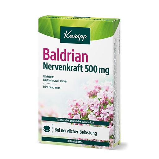 KNEIPP Baldrian Nervenkraft 500 mg Filmtabletten