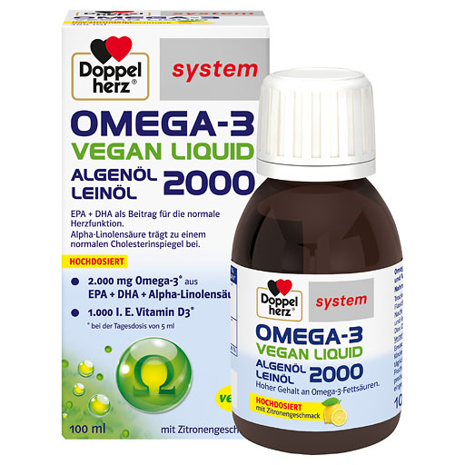 DOPPELHERZ Omega-3 vegan Liquid 2000 system