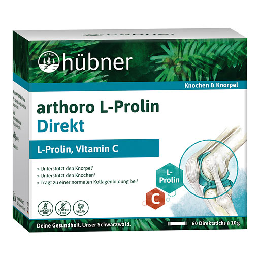 H&Uuml;BNER arthoro L-Prolin Direkt Pulver