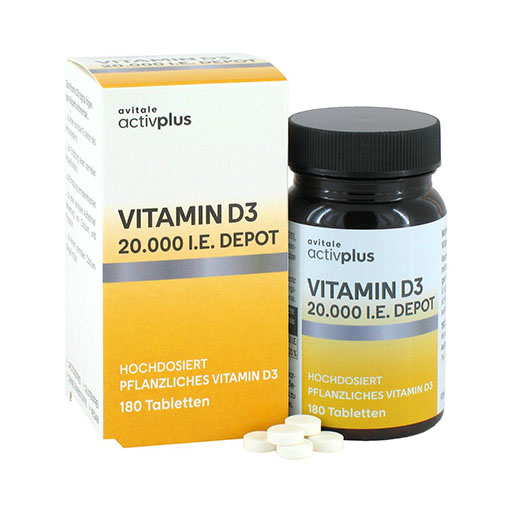 ACTIVPLUS Vitamin D3 20.000 I.E. Depot Tabletten